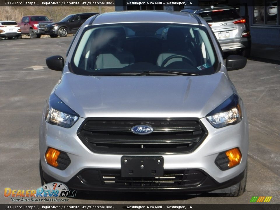 2019 Ford Escape S Ingot Silver / Chromite Gray/Charcoal Black Photo #5