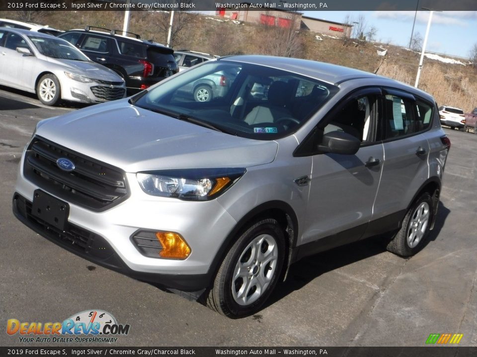 2019 Ford Escape S Ingot Silver / Chromite Gray/Charcoal Black Photo #6