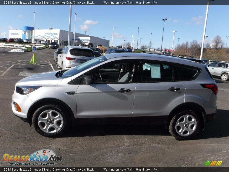 2019 Ford Escape S Ingot Silver / Chromite Gray/Charcoal Black Photo #7