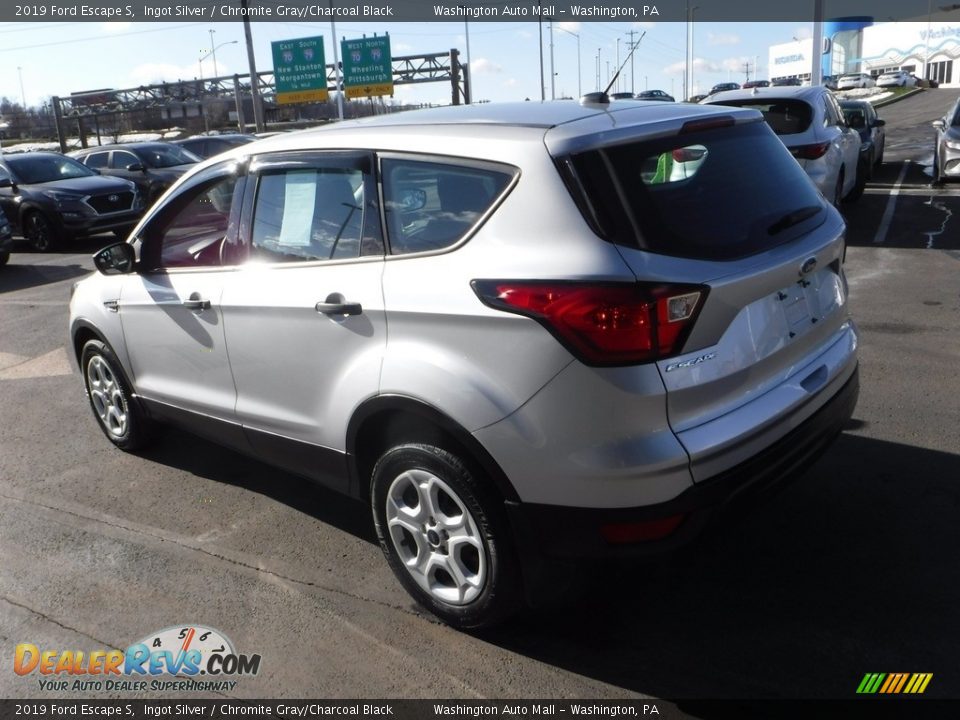 2019 Ford Escape S Ingot Silver / Chromite Gray/Charcoal Black Photo #8