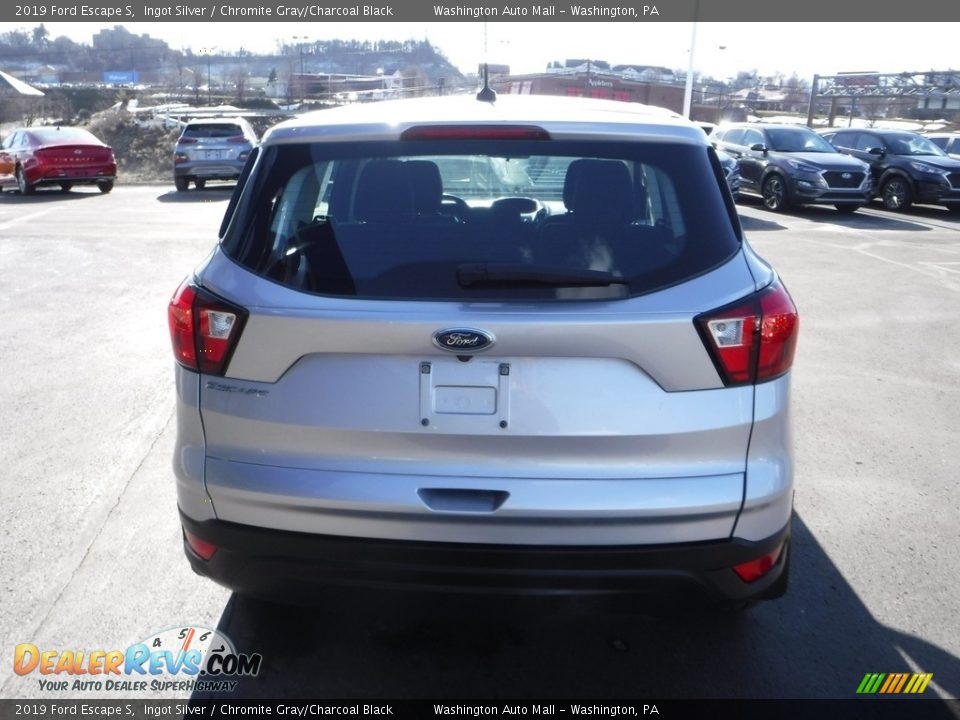 2019 Ford Escape S Ingot Silver / Chromite Gray/Charcoal Black Photo #9