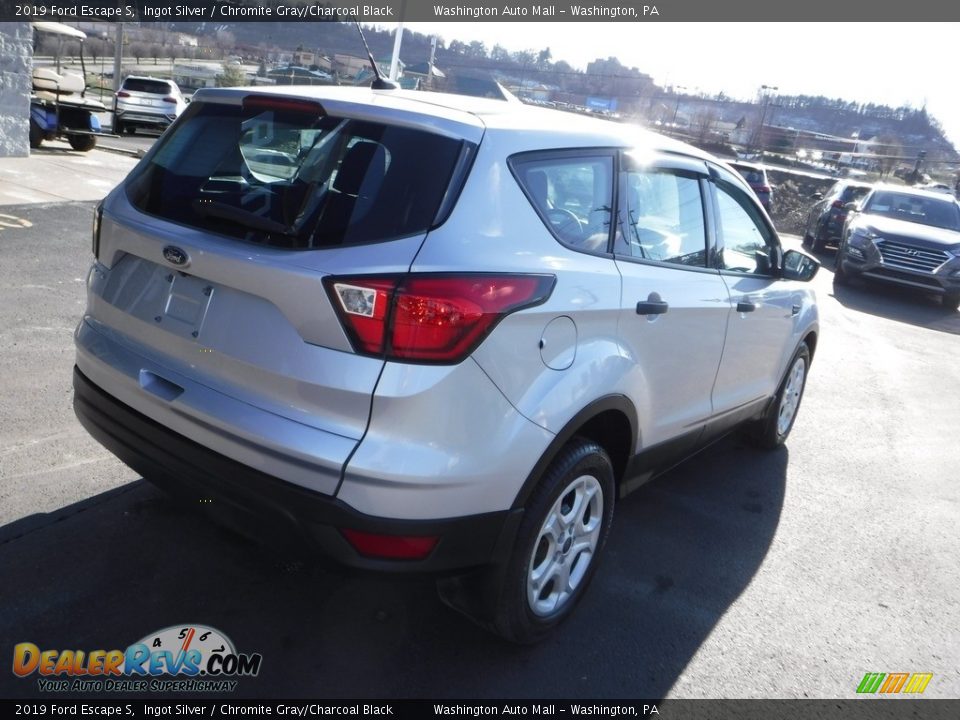 2019 Ford Escape S Ingot Silver / Chromite Gray/Charcoal Black Photo #10