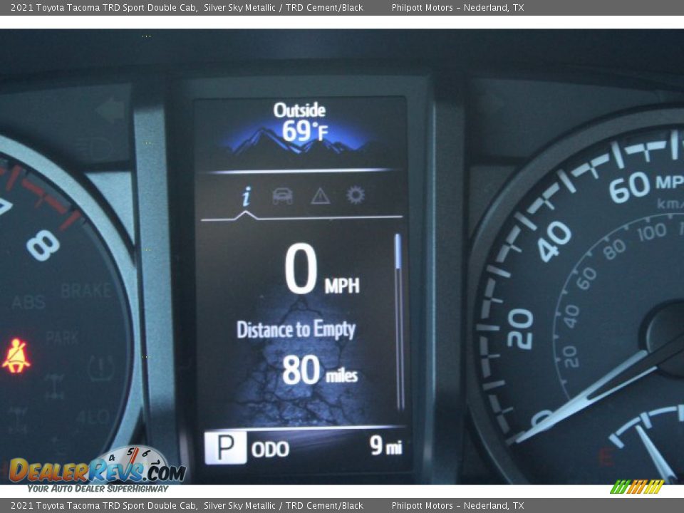 2021 Toyota Tacoma TRD Sport Double Cab Silver Sky Metallic / TRD Cement/Black Photo #14