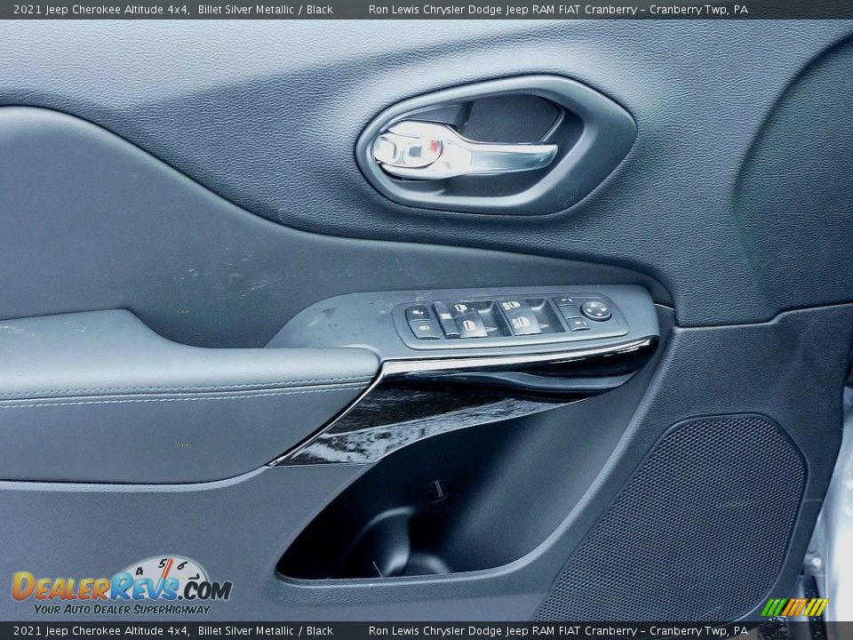 2021 Jeep Cherokee Altitude 4x4 Billet Silver Metallic / Black Photo #14