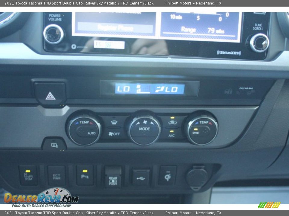 2021 Toyota Tacoma TRD Sport Double Cab Silver Sky Metallic / TRD Cement/Black Photo #16