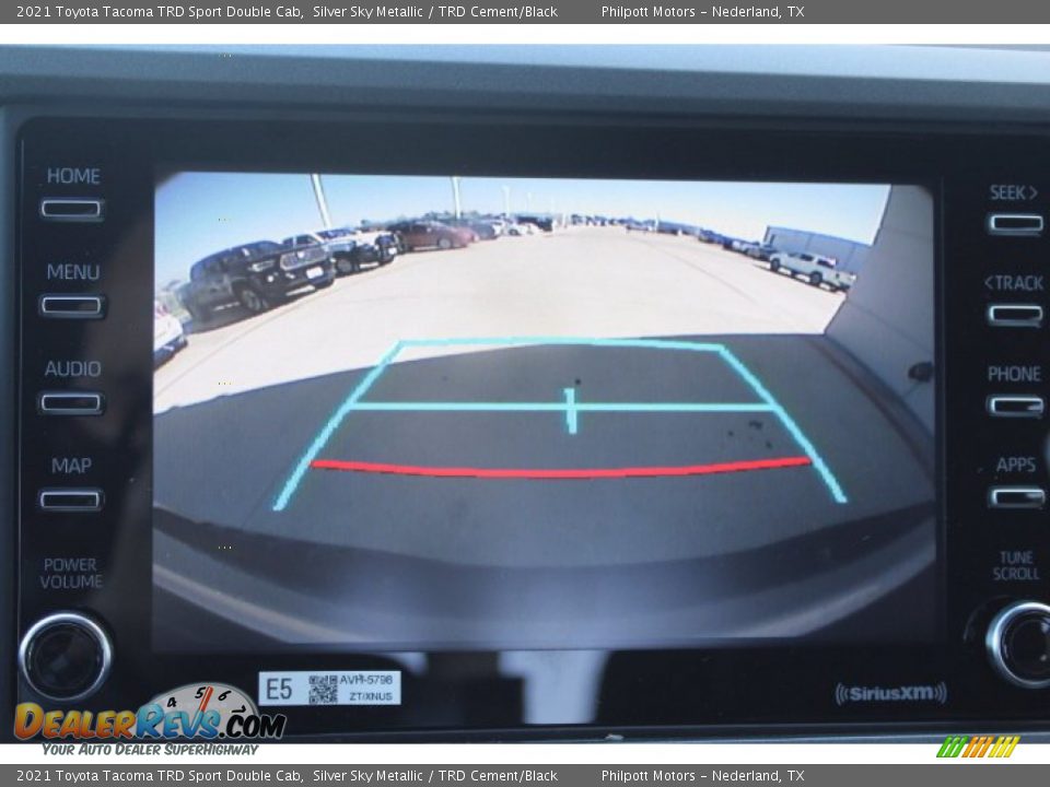 2021 Toyota Tacoma TRD Sport Double Cab Silver Sky Metallic / TRD Cement/Black Photo #18