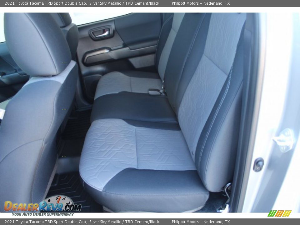 Rear Seat of 2021 Toyota Tacoma TRD Sport Double Cab Photo #20