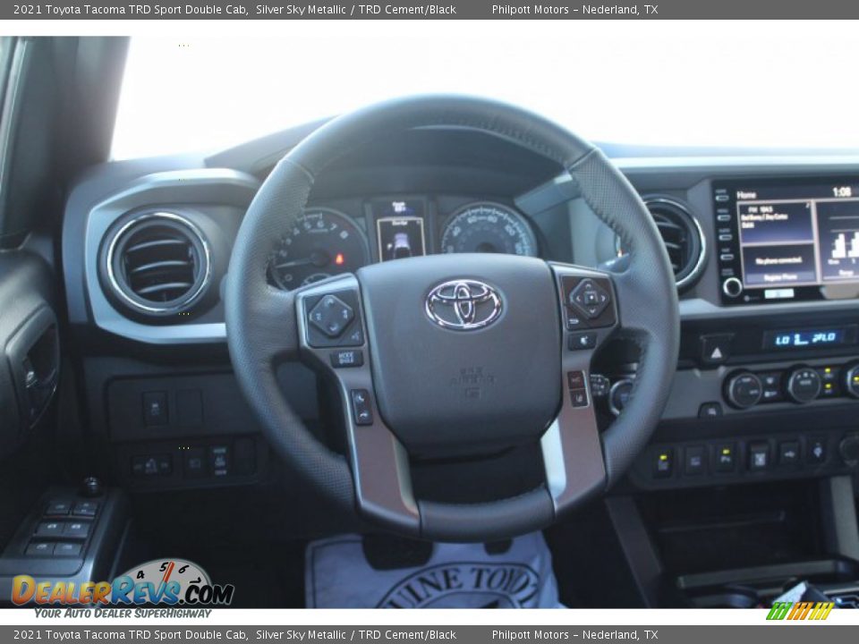 2021 Toyota Tacoma TRD Sport Double Cab Steering Wheel Photo #22
