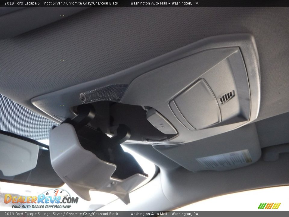 2019 Ford Escape S Ingot Silver / Chromite Gray/Charcoal Black Photo #20