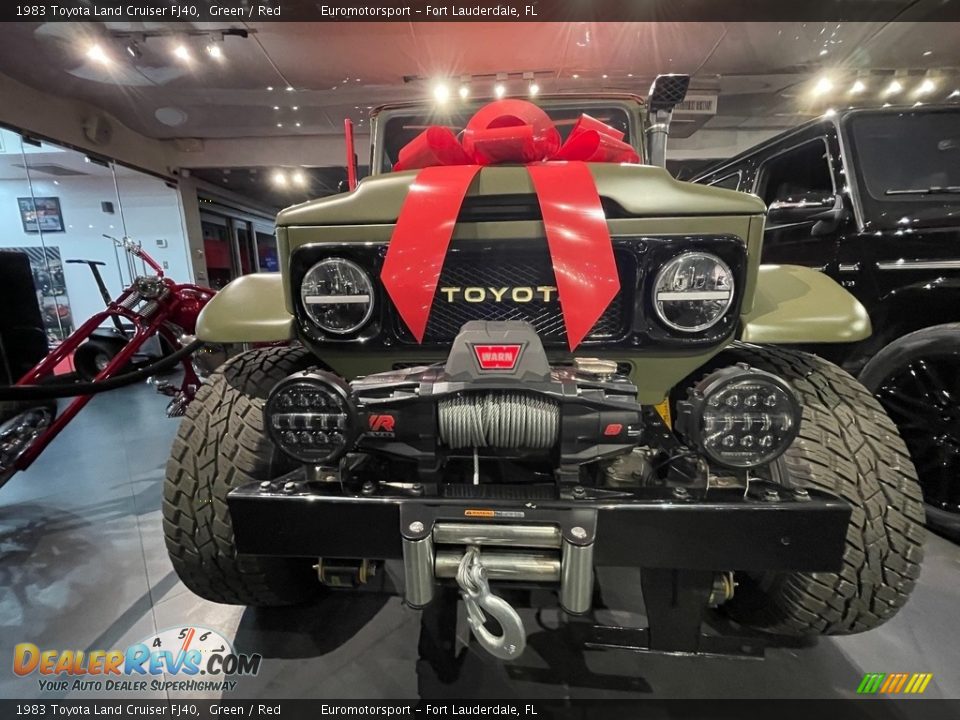 1983 Toyota Land Cruiser FJ40 Green / Red Photo #1