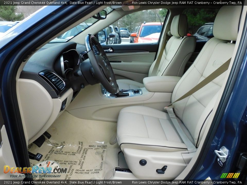 Light Frost/Brown Interior - 2021 Jeep Grand Cherokee Overland 4x4 Photo #11