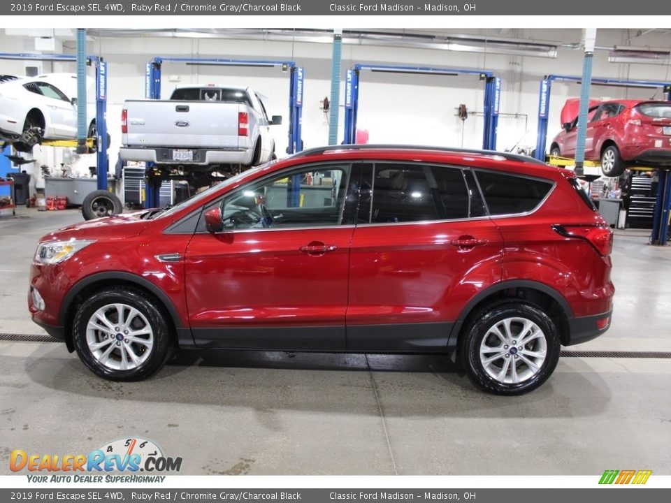 2019 Ford Escape SEL 4WD Ruby Red / Chromite Gray/Charcoal Black Photo #8