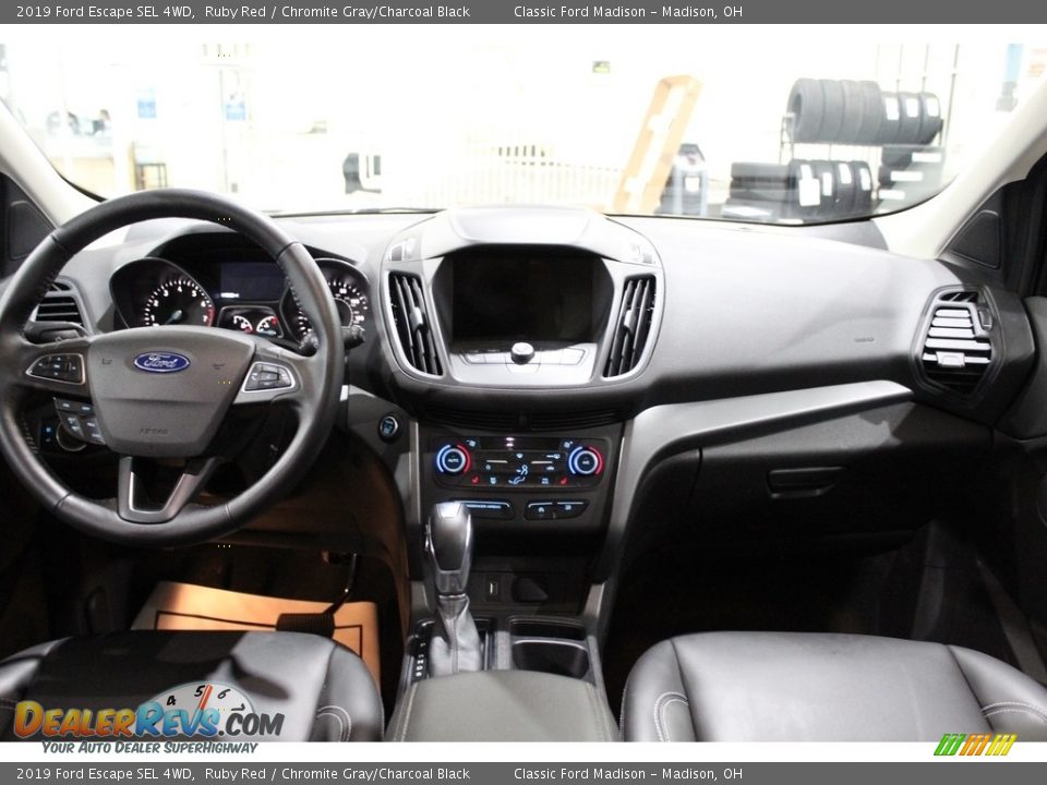 2019 Ford Escape SEL 4WD Ruby Red / Chromite Gray/Charcoal Black Photo #10
