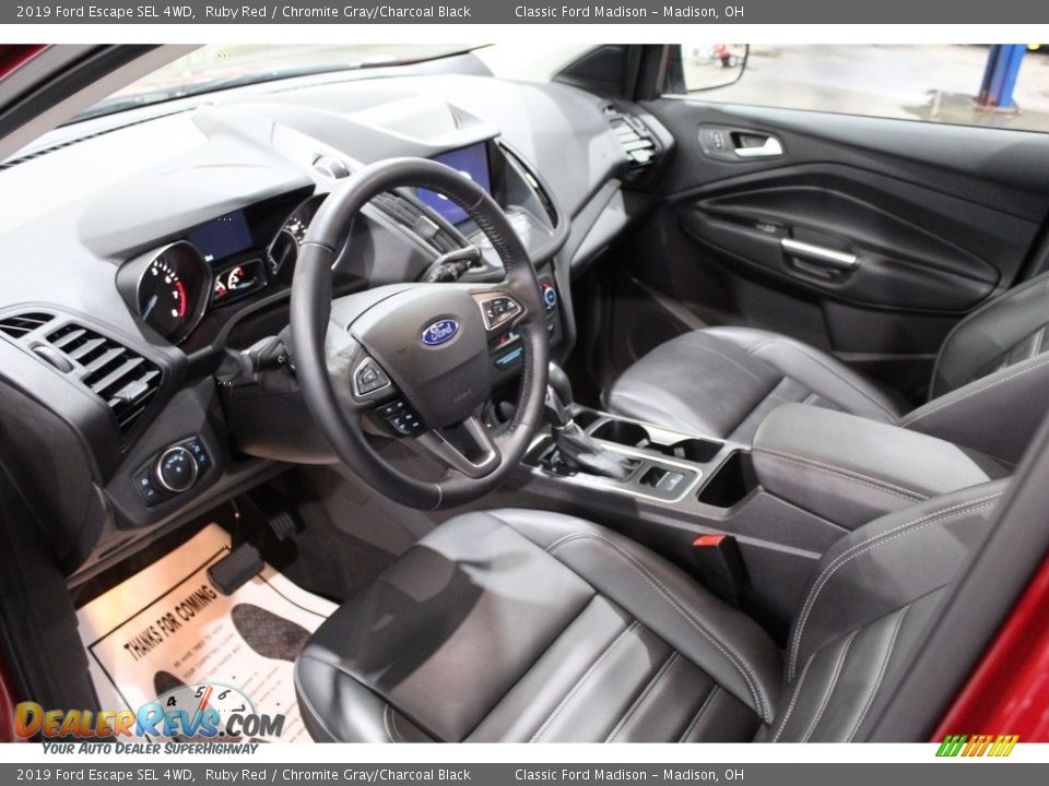 2019 Ford Escape SEL 4WD Ruby Red / Chromite Gray/Charcoal Black Photo #11