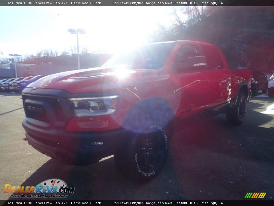 2021 Ram 1500 Rebel Crew Cab 4x4 Flame Red / Black Photo #1