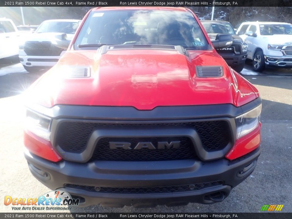 2021 Ram 1500 Rebel Crew Cab 4x4 Flame Red / Black Photo #2
