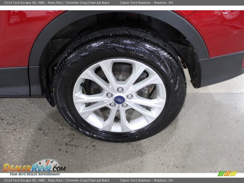 2019 Ford Escape SEL 4WD Ruby Red / Chromite Gray/Charcoal Black Photo #14