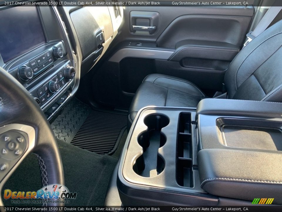 2017 Chevrolet Silverado 1500 LT Double Cab 4x4 Silver Ice Metallic / Dark Ash/Jet Black Photo #8