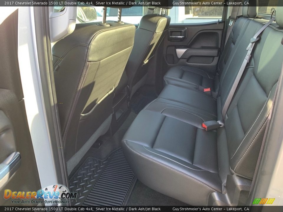 2017 Chevrolet Silverado 1500 LT Double Cab 4x4 Silver Ice Metallic / Dark Ash/Jet Black Photo #9