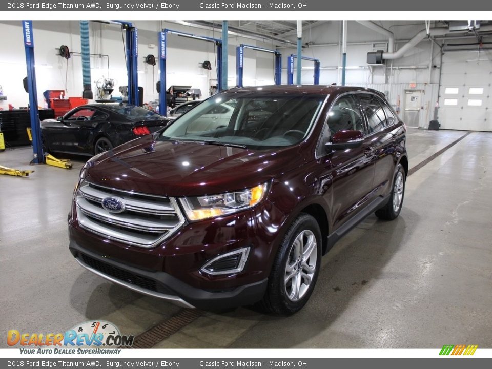 2018 Ford Edge Titanium AWD Burgundy Velvet / Ebony Photo #1