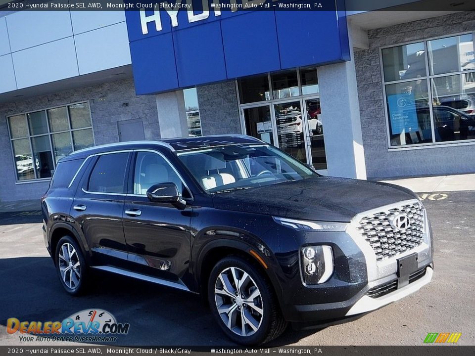 2020 Hyundai Palisade SEL AWD Moonlight Cloud / Black/Gray Photo #1