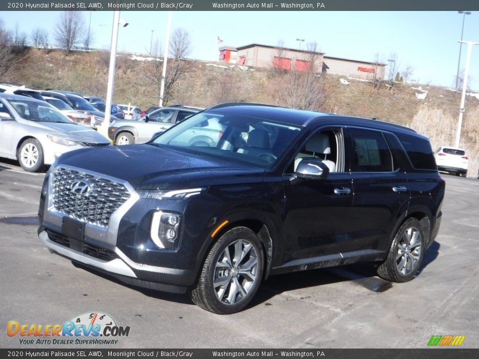 2020 Hyundai Palisade SEL AWD Moonlight Cloud / Black/Gray Photo #6