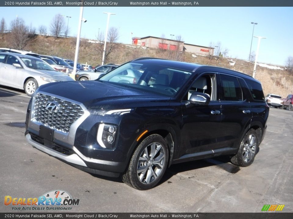 2020 Hyundai Palisade SEL AWD Moonlight Cloud / Black/Gray Photo #7