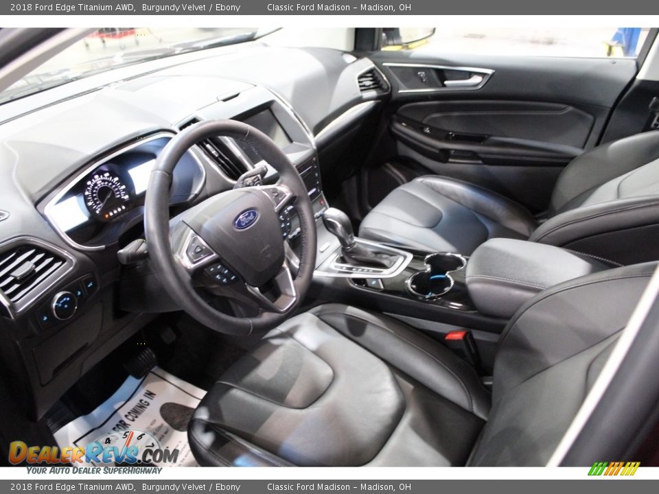 2018 Ford Edge Titanium AWD Burgundy Velvet / Ebony Photo #11