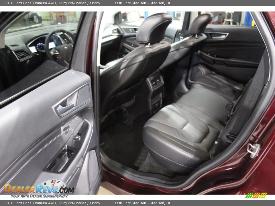 2018 Ford Edge Titanium AWD Burgundy Velvet / Ebony Photo #13