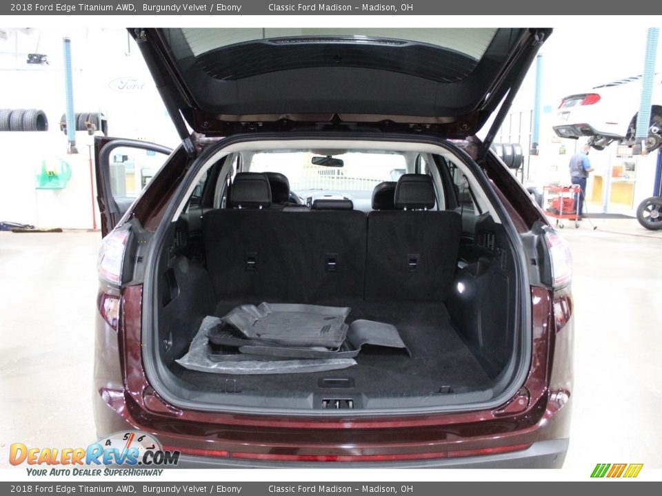 2018 Ford Edge Titanium AWD Burgundy Velvet / Ebony Photo #14