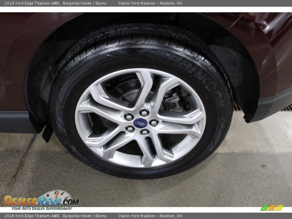2018 Ford Edge Titanium AWD Burgundy Velvet / Ebony Photo #15