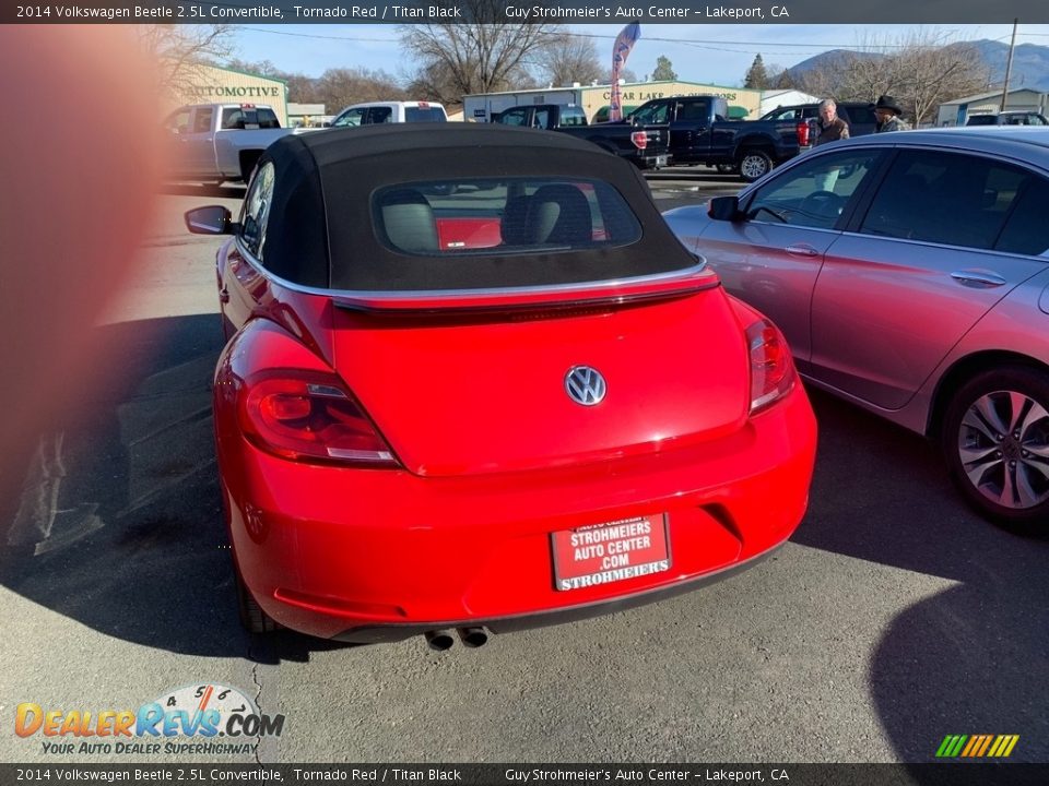 2014 Volkswagen Beetle 2.5L Convertible Tornado Red / Titan Black Photo #3