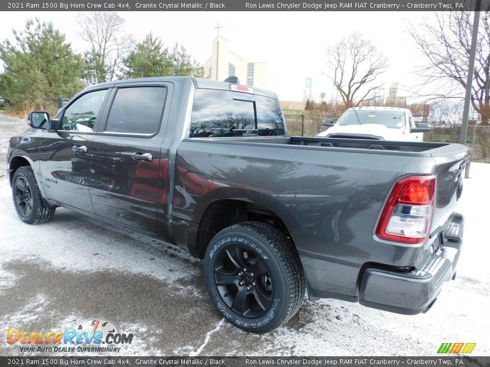 2021 Ram 1500 Big Horn Crew Cab 4x4 Granite Crystal Metallic / Black Photo #8