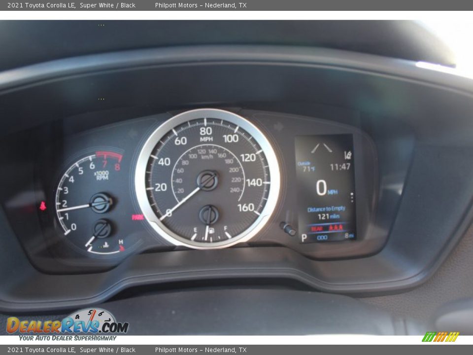 2021 Toyota Corolla LE Gauges Photo #13