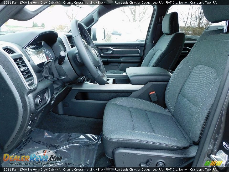 Front Seat of 2021 Ram 1500 Big Horn Crew Cab 4x4 Photo #11