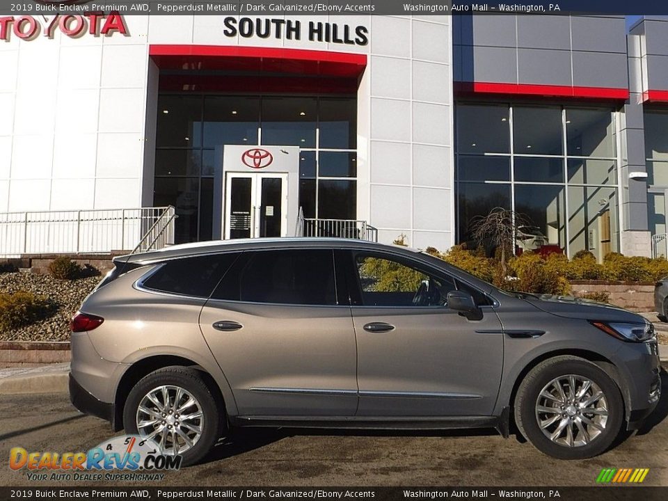 2019 Buick Enclave Premium AWD Pepperdust Metallic / Dark Galvanized/Ebony Accents Photo #2