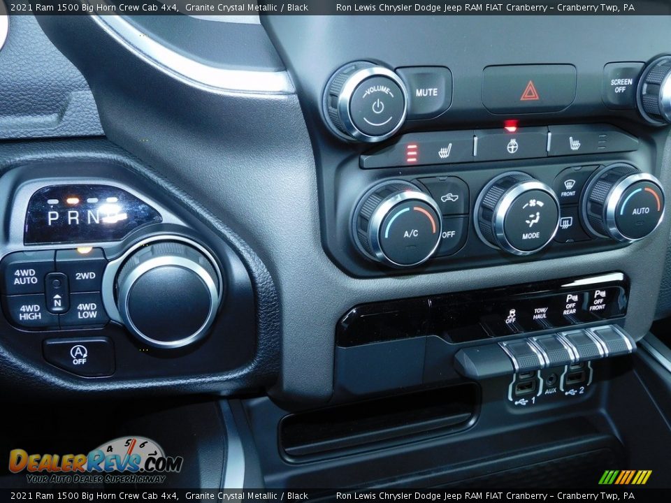 Controls of 2021 Ram 1500 Big Horn Crew Cab 4x4 Photo #18