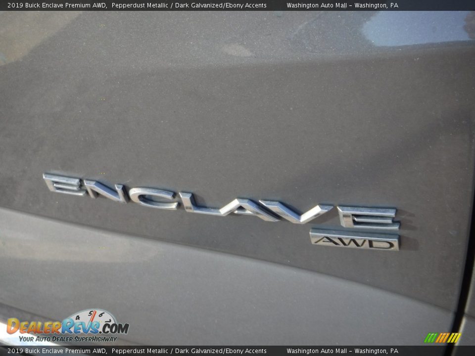 2019 Buick Enclave Premium AWD Pepperdust Metallic / Dark Galvanized/Ebony Accents Photo #14