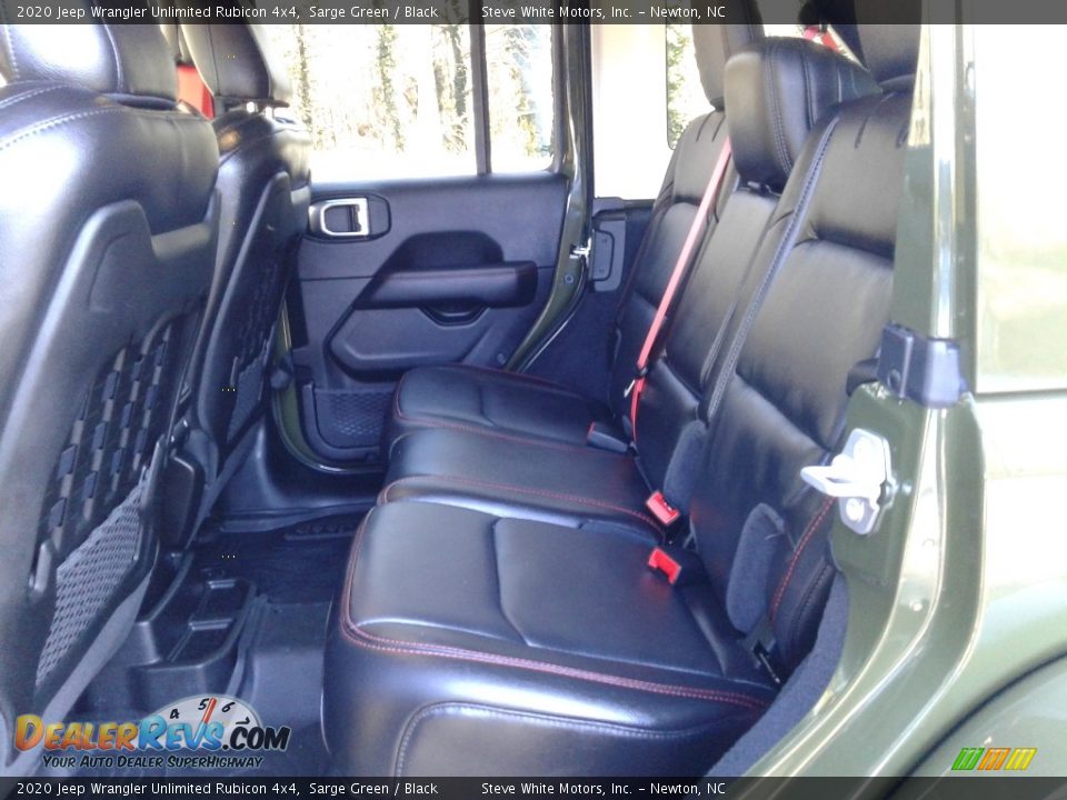 Rear Seat of 2020 Jeep Wrangler Unlimited Rubicon 4x4 Photo #14