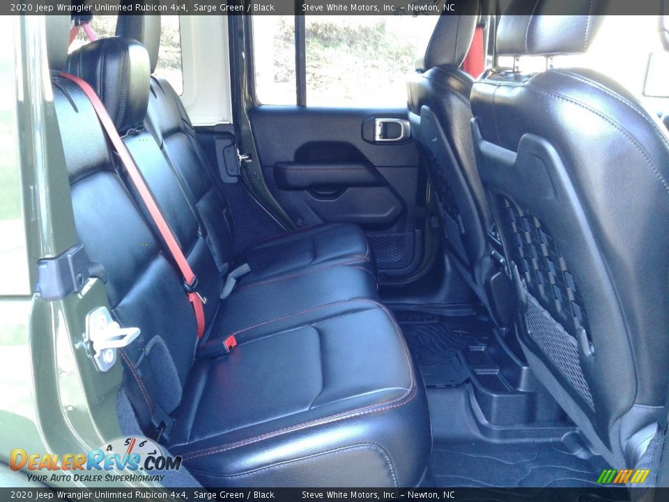 Rear Seat of 2020 Jeep Wrangler Unlimited Rubicon 4x4 Photo #17