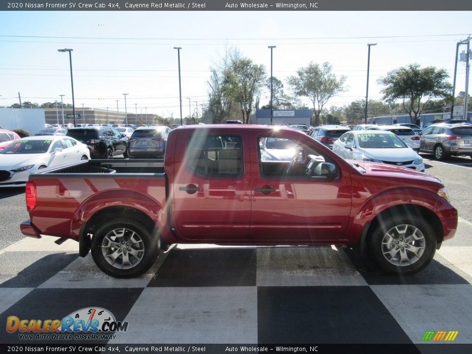 2020 Nissan Frontier SV Crew Cab 4x4 Cayenne Red Metallic / Steel Photo #3