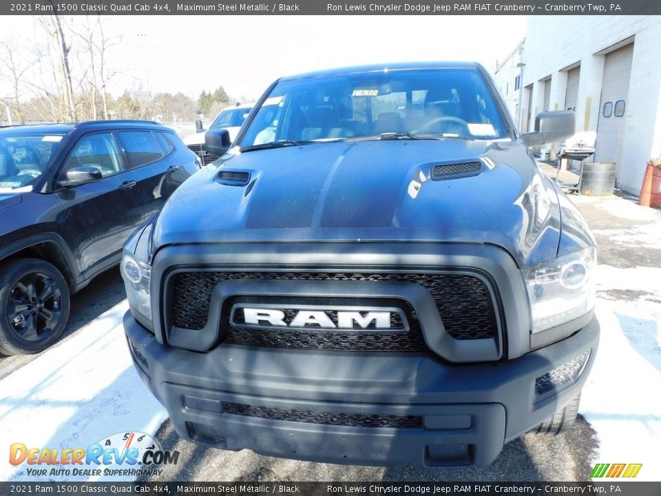 2021 Ram 1500 Classic Quad Cab 4x4 Maximum Steel Metallic / Black Photo #2