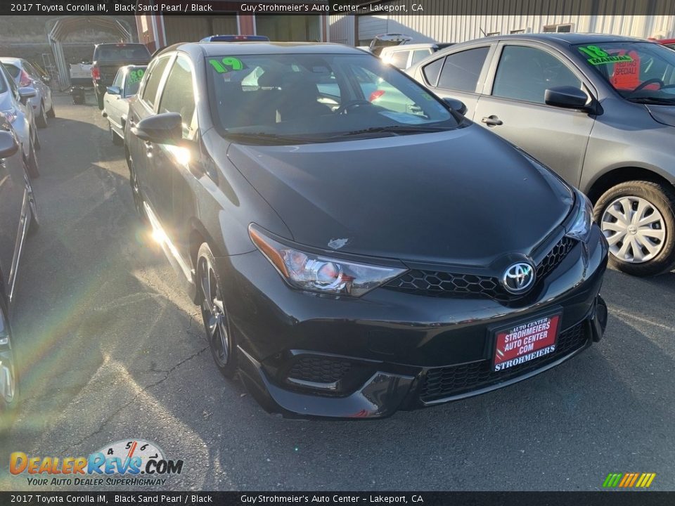 2017 Toyota Corolla iM Black Sand Pearl / Black Photo #3