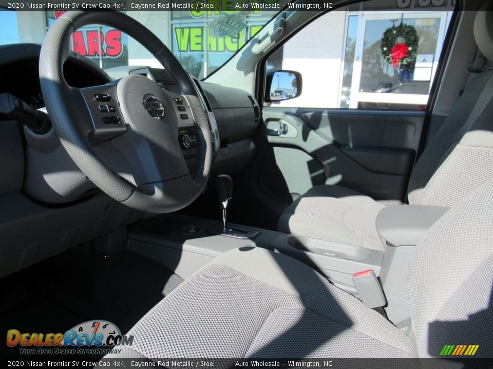 Front Seat of 2020 Nissan Frontier SV Crew Cab 4x4 Photo #10