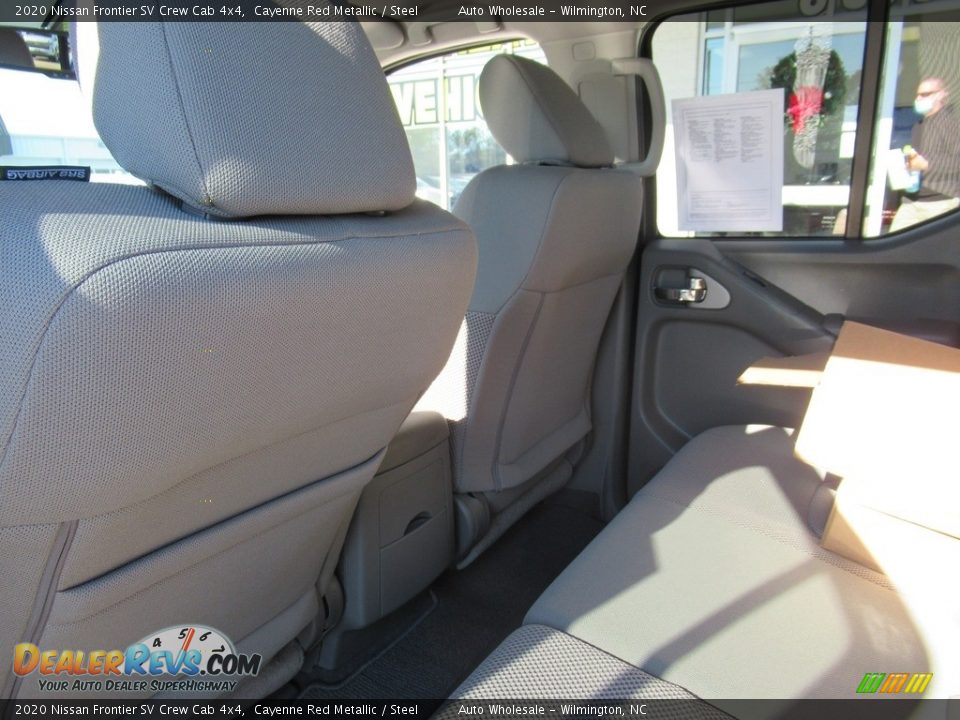 2020 Nissan Frontier SV Crew Cab 4x4 Cayenne Red Metallic / Steel Photo #11
