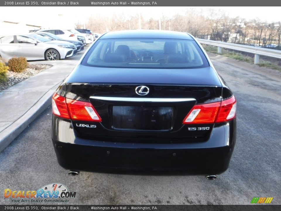 2008 Lexus ES 350 Obsidian Black / Black Photo #12