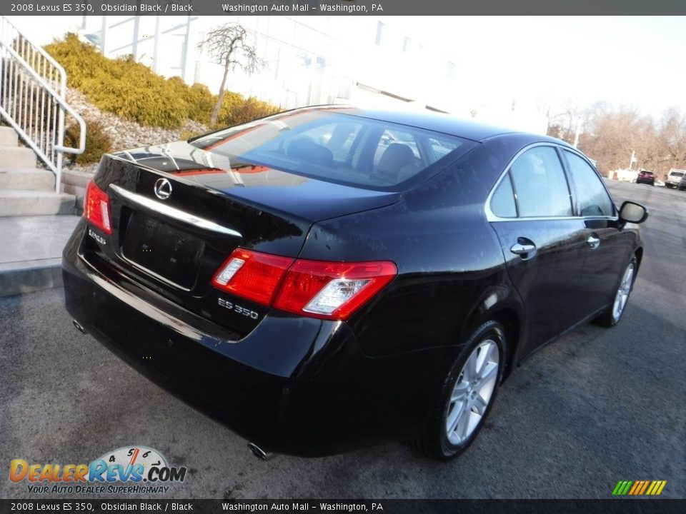 2008 Lexus ES 350 Obsidian Black / Black Photo #13