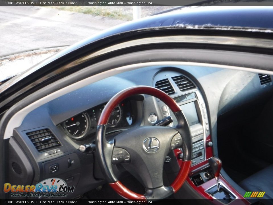 2008 Lexus ES 350 Obsidian Black / Black Photo #15