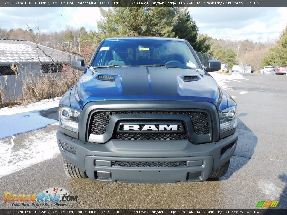 2021 Ram 1500 Classic Quad Cab 4x4 Patriot Blue Pearl / Black Photo #2