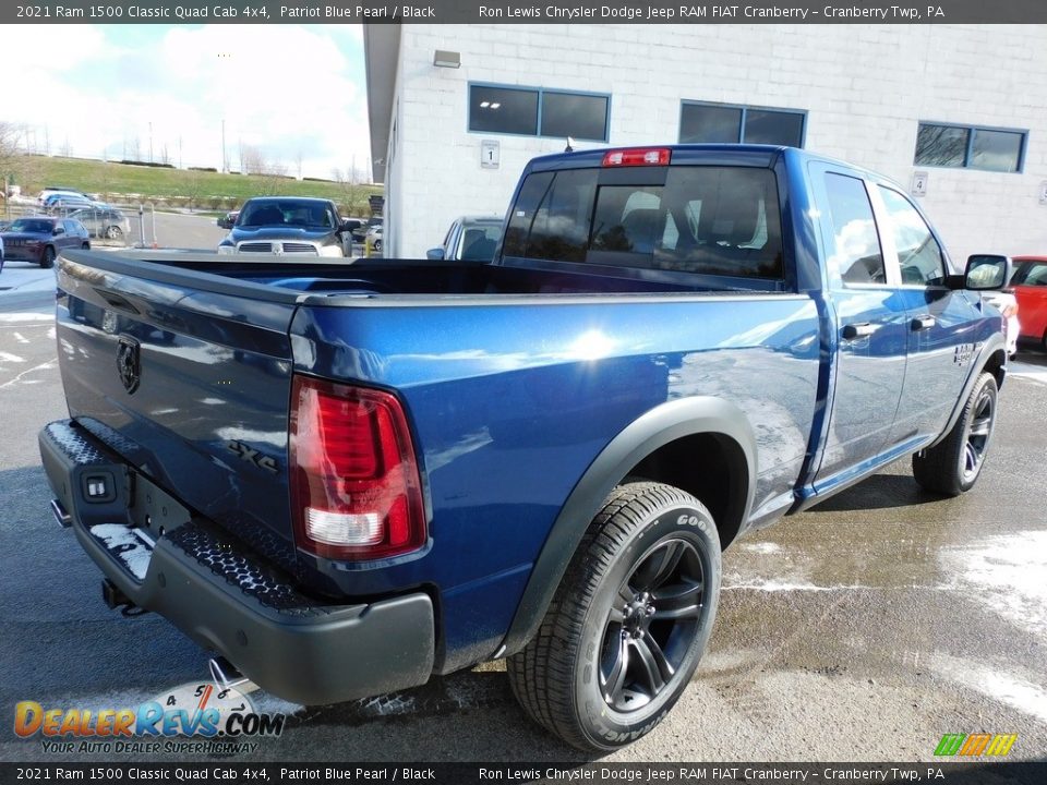 2021 Ram 1500 Classic Quad Cab 4x4 Patriot Blue Pearl / Black Photo #5